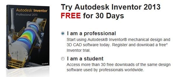 autodesk inventor 2013 trial